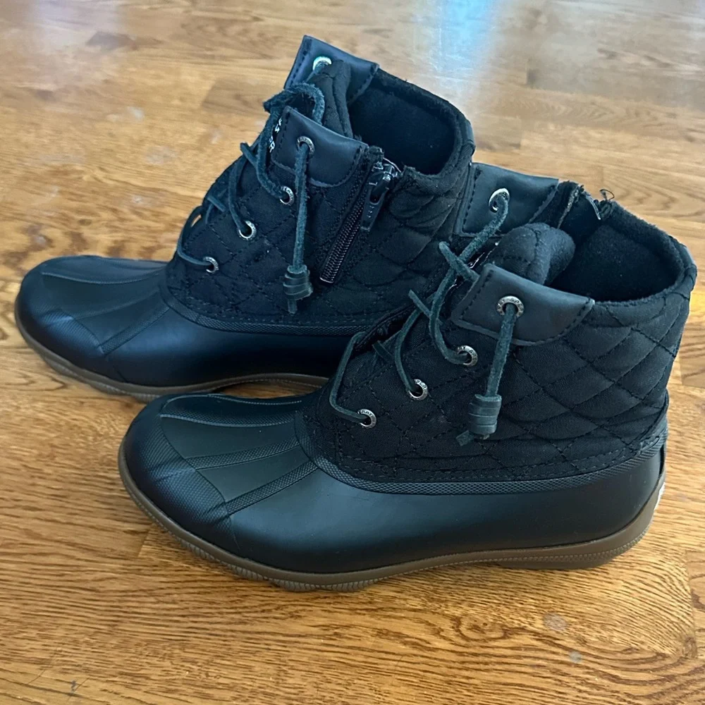 Sperry Syren Gulf Duck Boot in Black Size 7